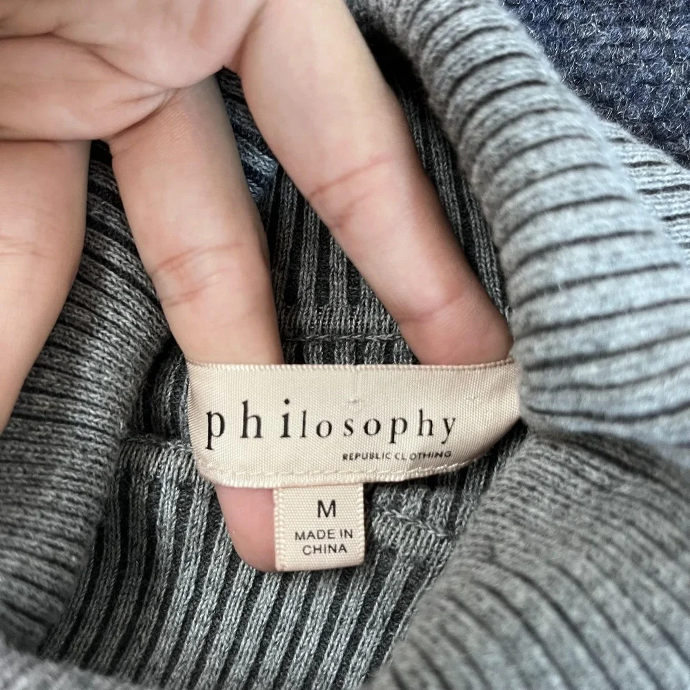 Philosophy sweater womens